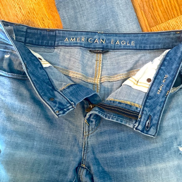 🦅Men’s American Eagle Outfitter’s Slim Taper Jeans Next Level Flex Size 32/30 - Picture 2 of 5
